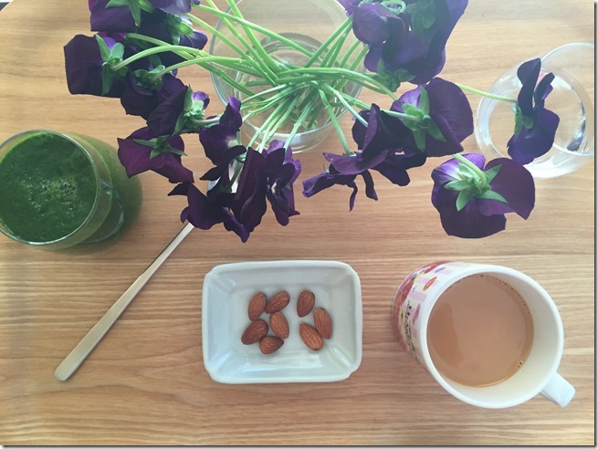 breakfast pansies